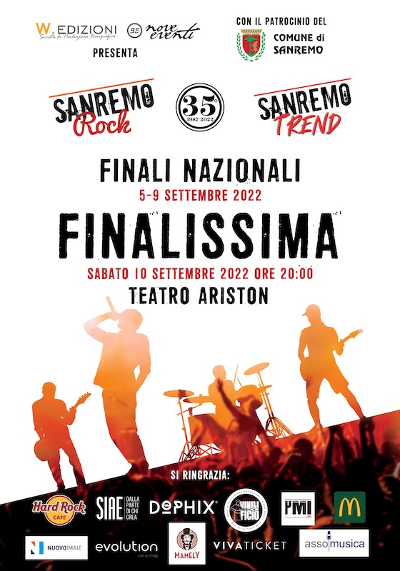 Al momento stai visualizzando Sanremo Rock & Trend Festival: le fasi finali dal 5 al 10 settembre a Sanremo