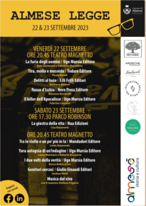 Scopri di più sull'articolo Almese Legge: il festival della Letteratura di Almese, Torino
