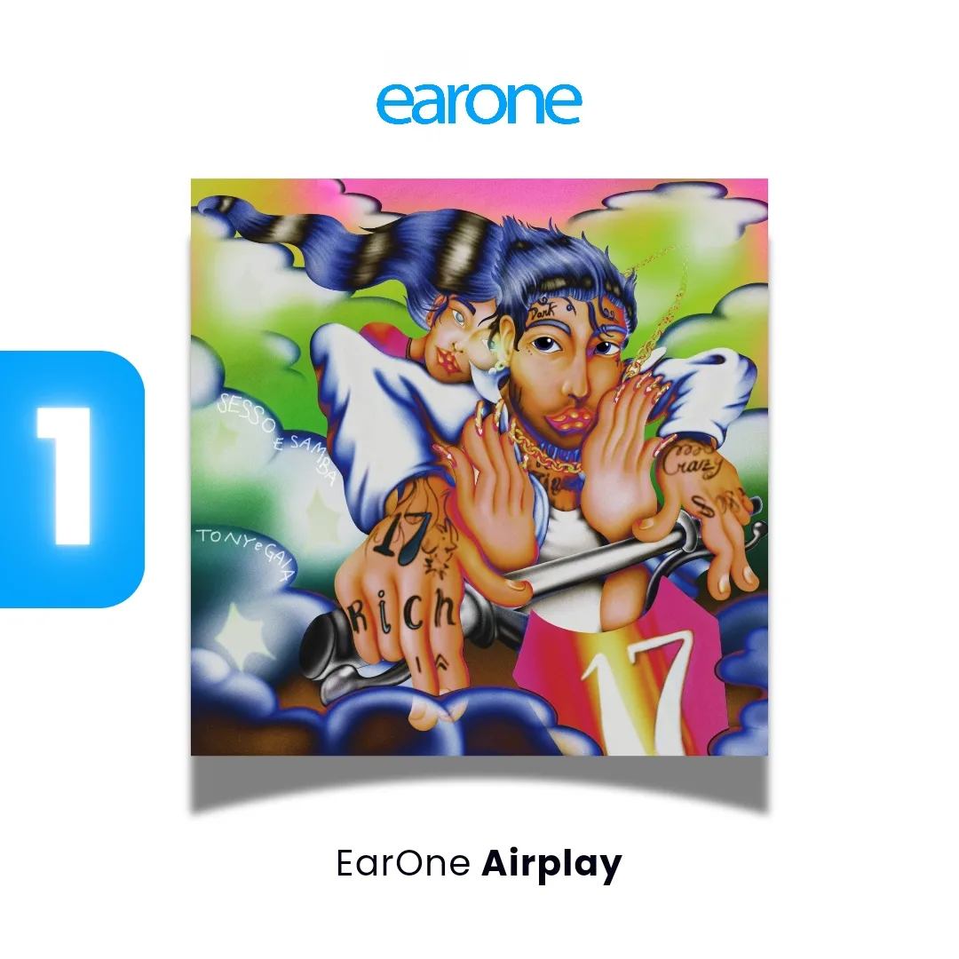 Al momento stai visualizzando “Sesso e Samba” di Tony Effe e Gaia al primo posto nell’ EarOne Airplay generale per la seconda settimana consecutiva